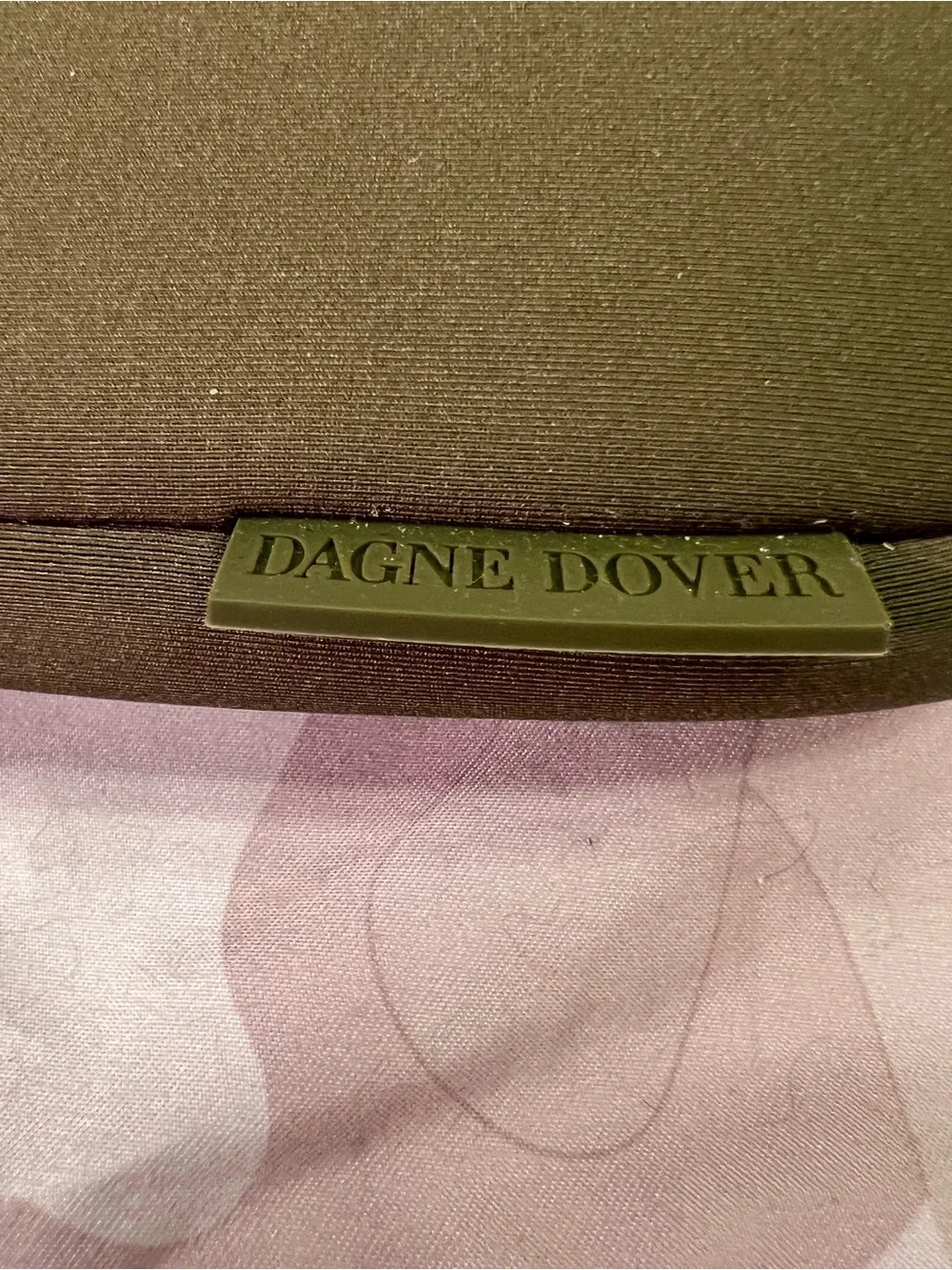 Dagne Dover Dark Moss Laptop Sleeve w/Protective Bag NWT 15x10.5x1” Added Strap